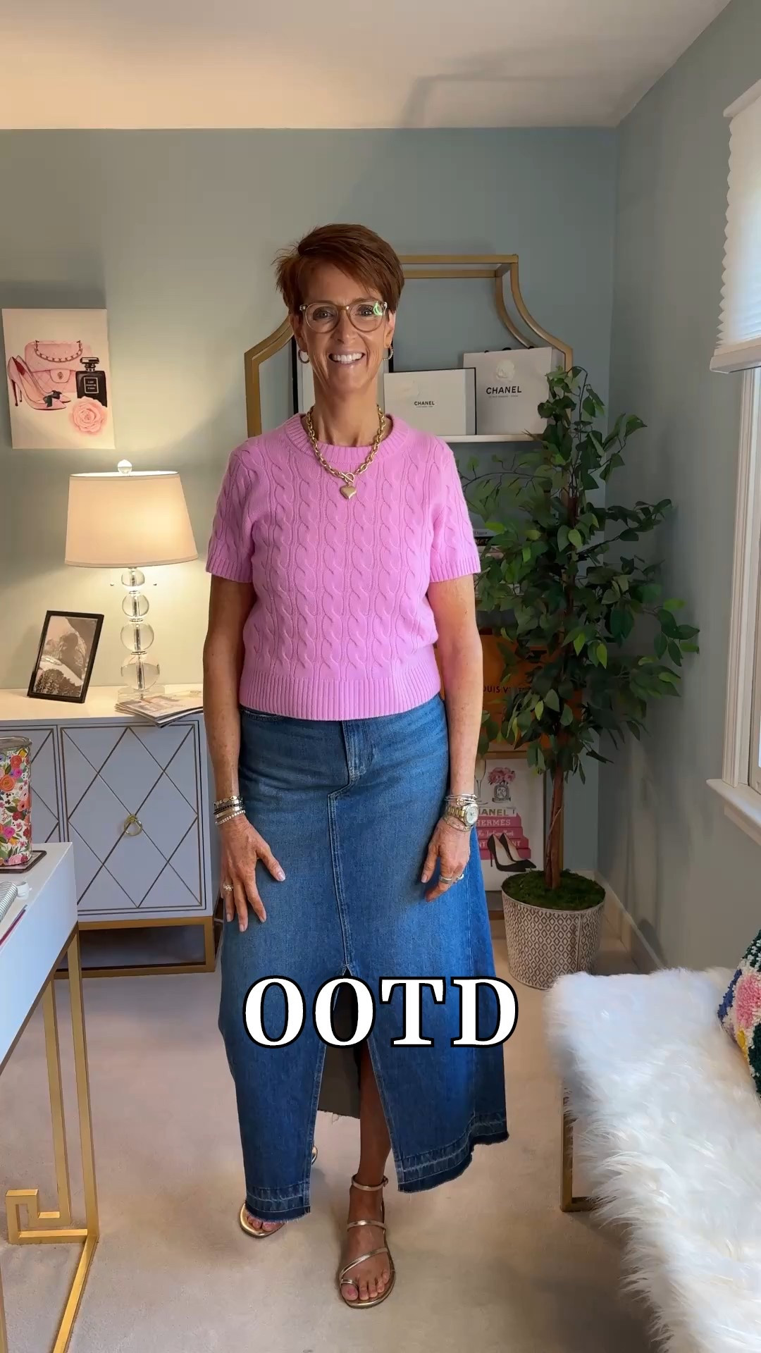 Hi friend! 👋 Thanks for your support! I’m so glad you’re here!
If you're tall, over 40, or just tired of fashion that doesn’t fit your life, you’re in the right place. I share
classic, elevated outfit formulas that actually work on tall women (I’m 6’1” for reference!) and help you feel
confident getting dressed again.
I am your resource for timeless, elevated fashion for women over 40 (and tall women)

Age: 55
Height: 6’1”
Tops: S/M
Bottoms: 8/10
Dresses: 8/M

Sizing for this video : 
J.Crew Short Sleeve Cable Knit Sweater: medium
Gap Denim skirt: 29 tall

Over 50 fashion, tall fashion, workwear, everyday outfits, timeless outfits, Classic Outfits, j crew sweater, denim skirt, spring denim, target shoes, Target flats, denim jacket, spring ootd, spring style, style over 50, spring sweater, gap fashion

#LTKWorkwear #LTKStyleTip #LTKSeasonal