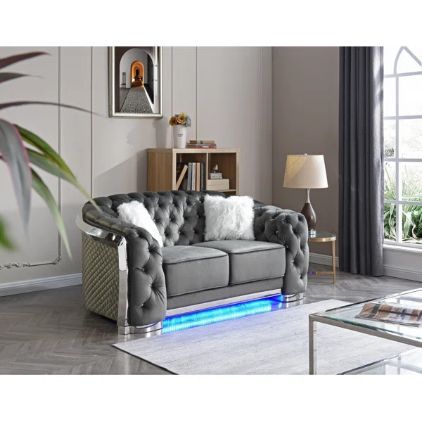 Lexi 71'' Velvet Loveseat | Wayfair North America