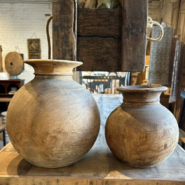 Vintage Handcrafted Decorative Water Pot | Antique Farm House