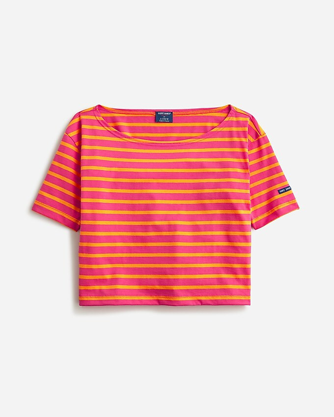 Saint James® X J.Crew cropped boatneck T-shirt | J. Crew US