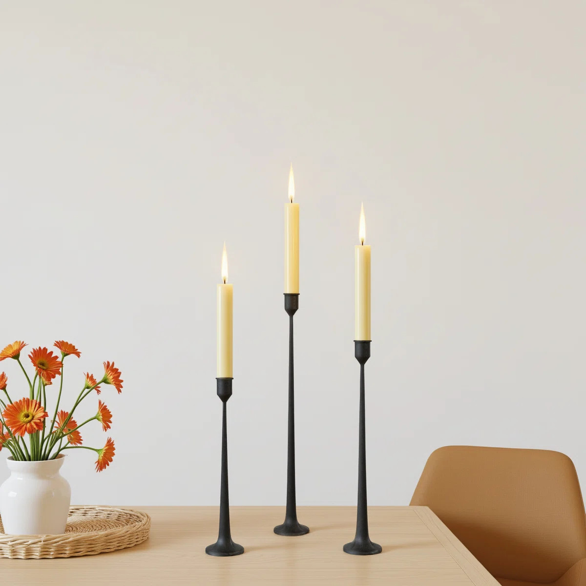 Birch Lane™ Salah 3 Piece Iron Tabletop Candlestick Set & Reviews | Wayfair | Wayfair North America