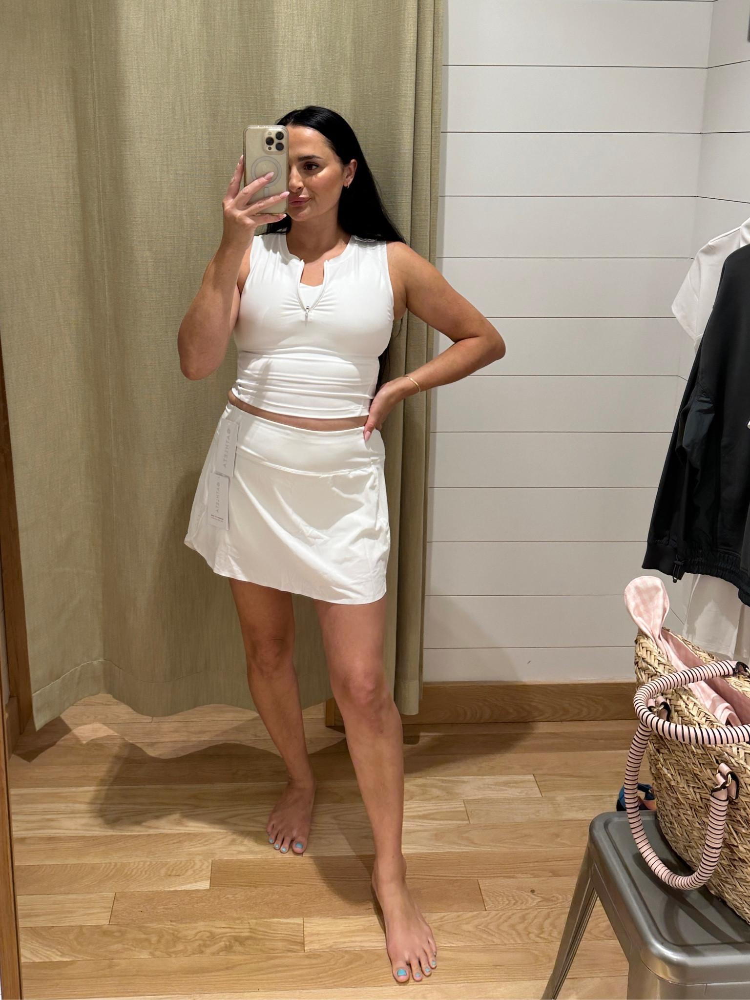 White tennis, tennis outfit, tennis outfits, tennis style, tennis core, white dress, white skirt, athleta, athleta outfit, mid size athleta

#LTKU #LTKFind #LTKSeasonal