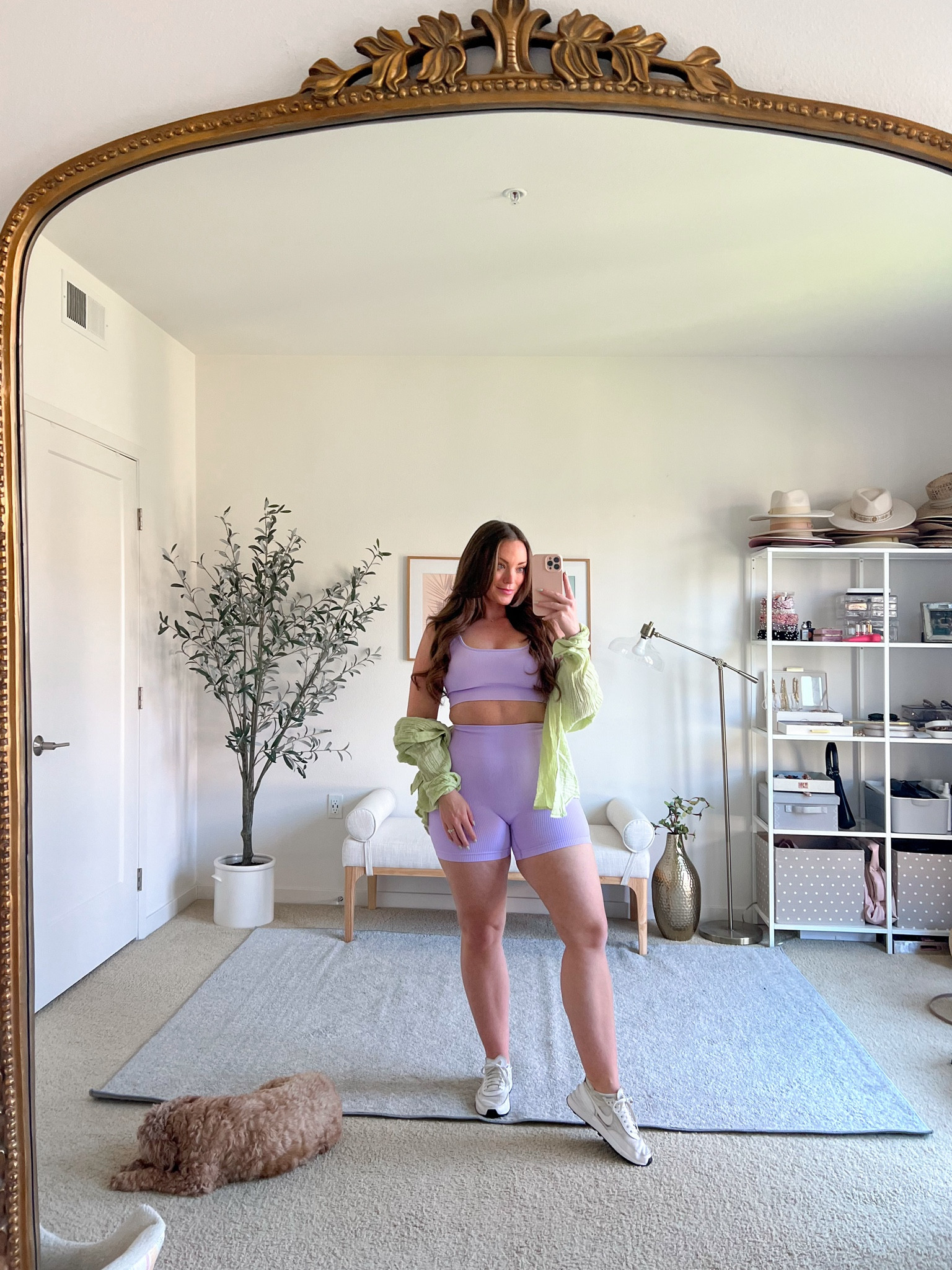 I love mixing fun colors together especially for work out or lounge outfits! 💜🍋🥑

Ribbed set wearing a medium! 
Longsleeve shirt I sized up! 

#LTKfitness #LTKSeasonal #LTKmidsize