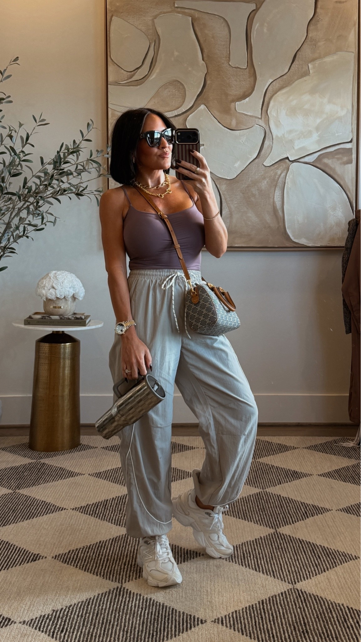 Tonight’s game day fit 💜

In an xs in tank
Small in pants