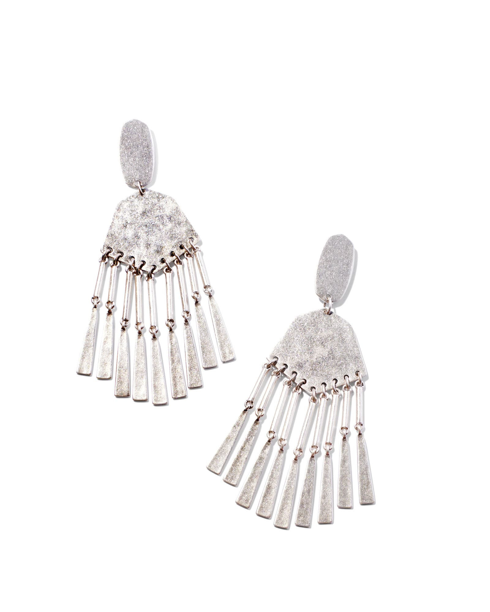 Kendra Scott Lynne Statement Earrings in Vintage Silver | Metal | Kendra Scott
