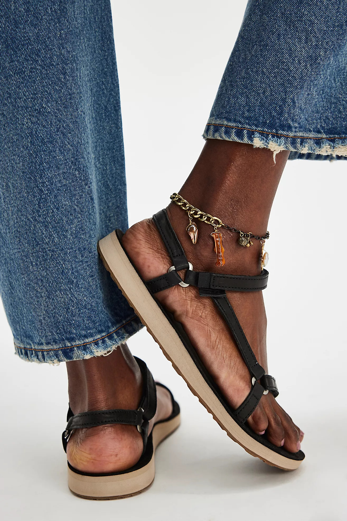 Teva Original Universal Slim Leather Sandals | Free People (Global - UK&FR Excluded)
