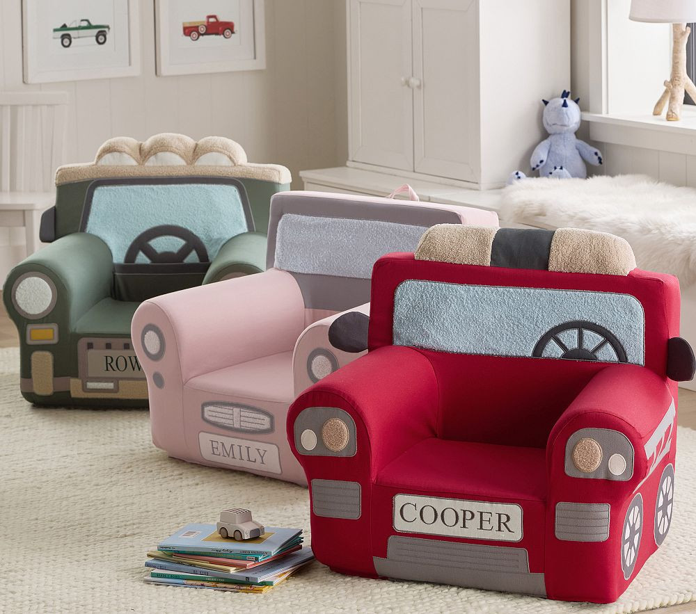 Anywhere Chair®, Things That Go Collection Slipcovers Only | Pottery Barn Kids