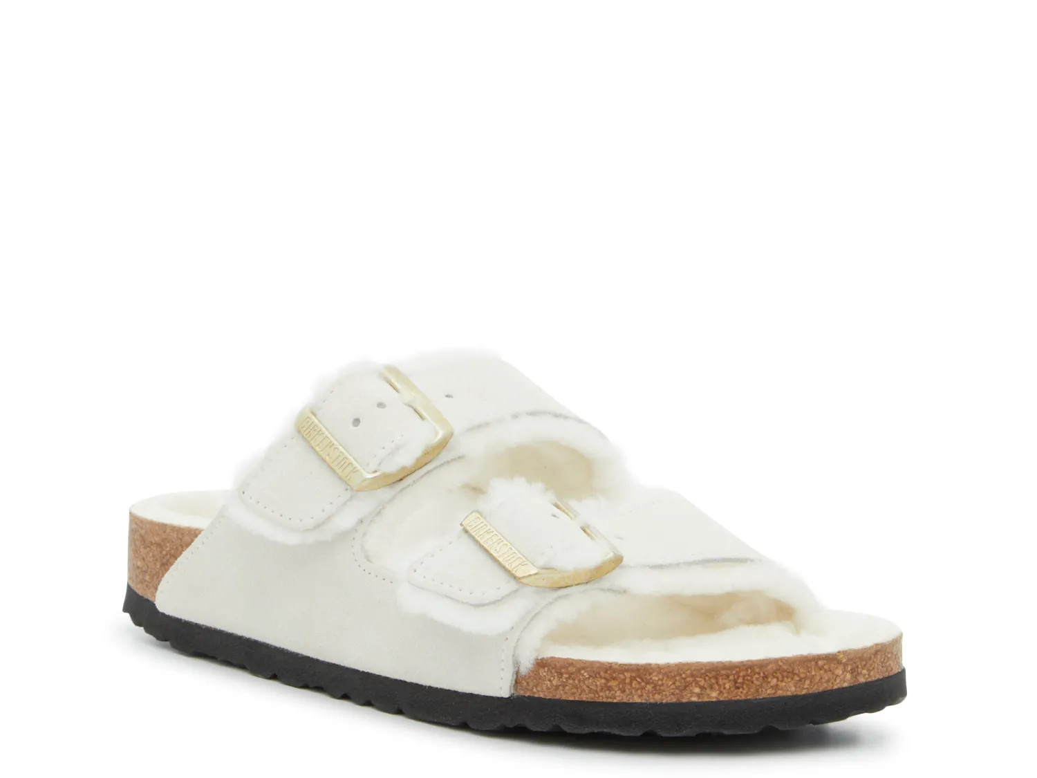 Birkenstock Arizona Shearling Slide Sandal | Women's | Off White | Size EU 40 / US 10 | Sandals | DSW