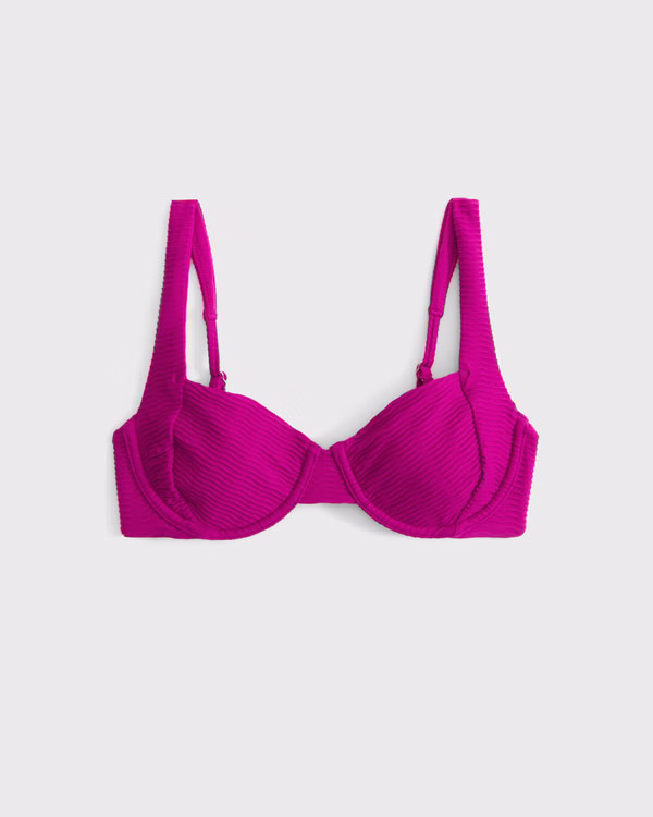 Women's Wide Strap Underwire Bikini Top | Women's Swimwear | Abercrombie.com | Abercrombie & Fitch (US)