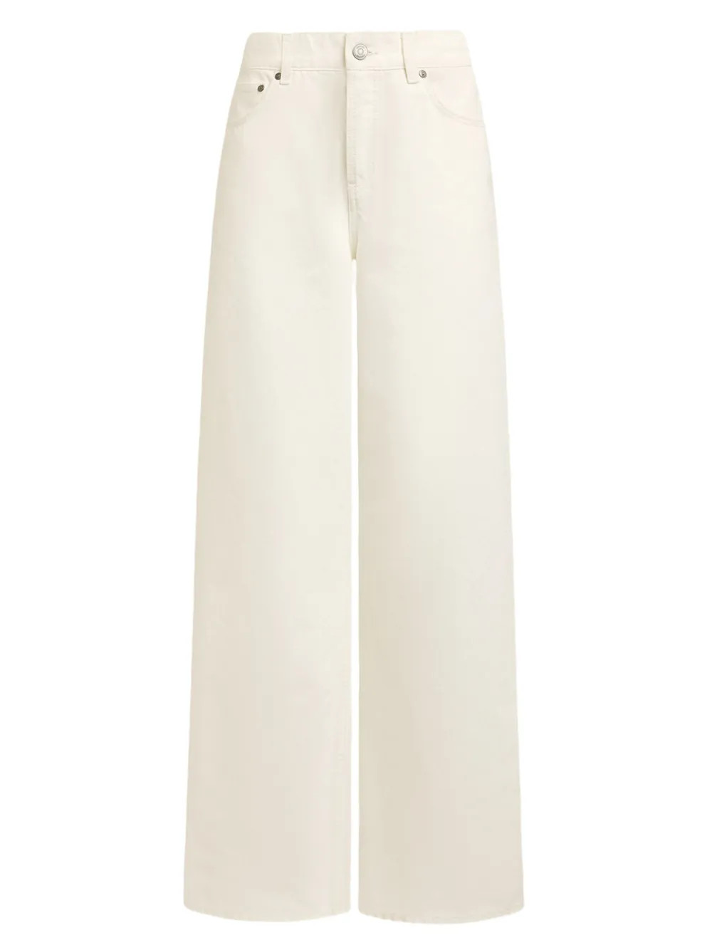12 STOREEZ 431 wide-leg Jeans | White | FARFETCH ES | Farfetch Global