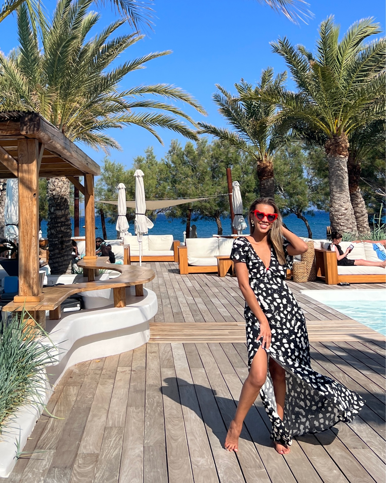📍Mykonos, Greece

Dress/ Cover-up: ASOS (size 0)/
Sunglasses: Amazon#LTKeurope

#LTKSaleAlert #LTKSwim