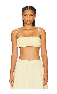LIONESS Intuition Bubble Top in Cornsilk from Revolve.com | Revolve Clothing (Global)
