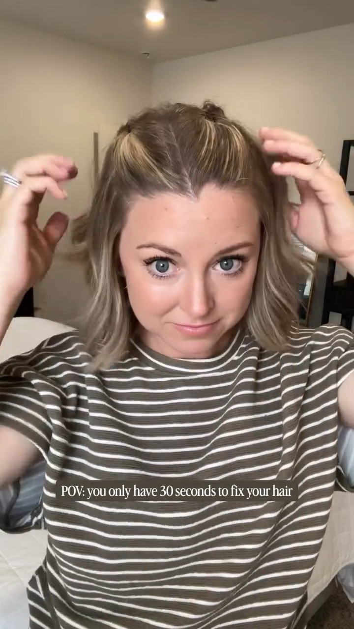 Quick and easy hairstyle for any length!! 💁🏼‍♀️ Time isn’t always on my side… and this makes me look a little more put together than I actually am 😆

#easyhairstyles #momsofinstagram #bobhairstyle #momofthree #busymomlife

#LTKvlog #LTKBeauty #LTKmomlife