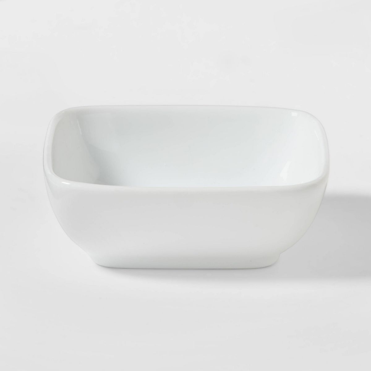 4oz Porcelain Square Dip Bowl White - Threshold™ | Target