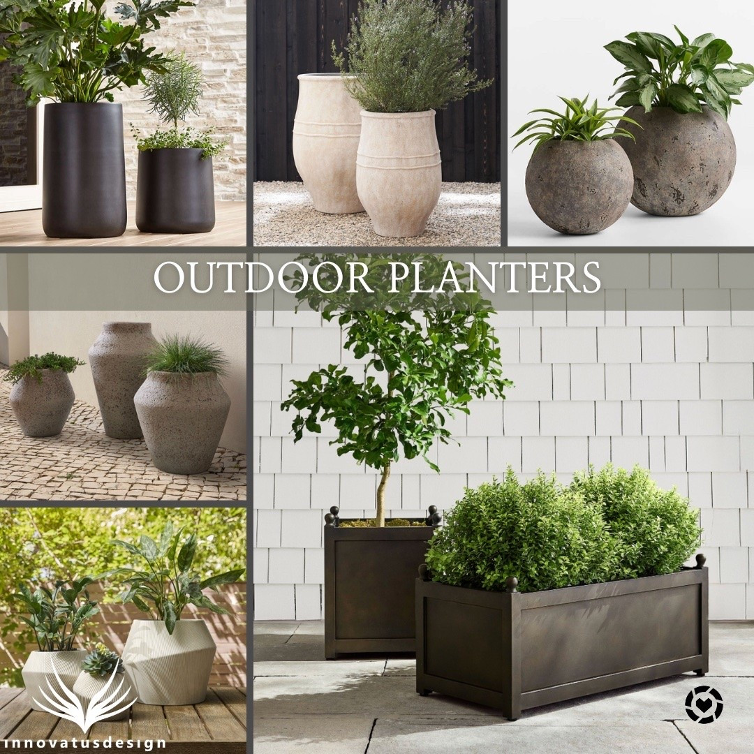 Outdoor planters are great for using to break up large areas of patio or decking. Use different sized planters in one display to create a natural and intentional look. Complete with your favorite plants! 🪴

#LTKhome #LTKsummer #LTKspring
