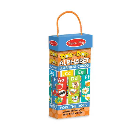 Melissa & Doug Poke-a-Dot Alphabet Learning Cards | Target