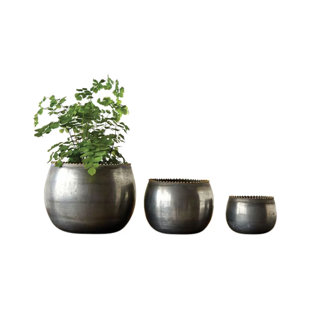 Round Metal Planters (6.75"") - Set of 3 - 3R Studios | Target