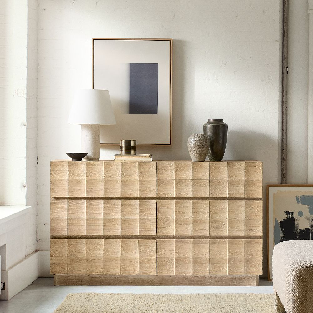 Luisa Carved 6-Drawer Dresser (50"–60") | West Elm (US)