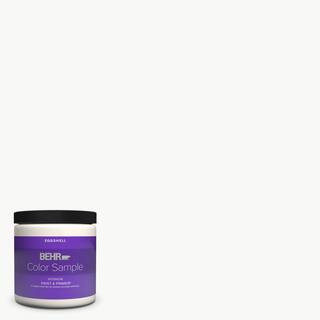 BEHR PREMIUM PLUS 8 oz. Ultra Pure White Eggshell Interior Paint & Primer Color Sample B320016 - ... | The Home Depot