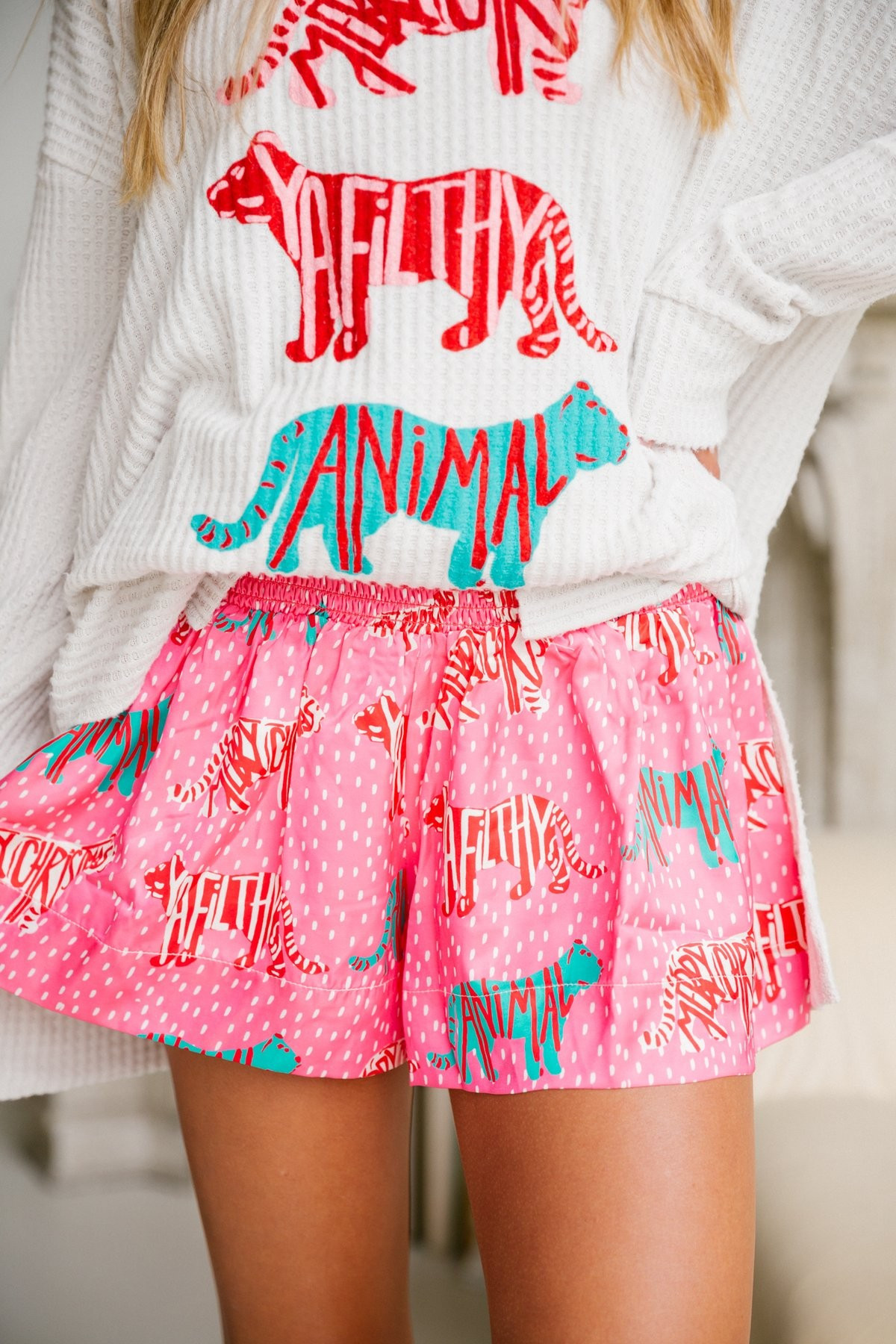 MERRY CHRISTMAS YA FILTHY ANIMAL PJ SHORTS | Judith March