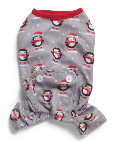 Penguin Print Pet Pajamas | TJ Maxx