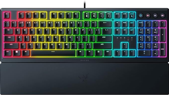 Razer Ornata V3 Gaming Keyboard: Low-Profile Keys - Mecha-Membrane Switches - UV-Coated Keycaps -... | Amazon (US)