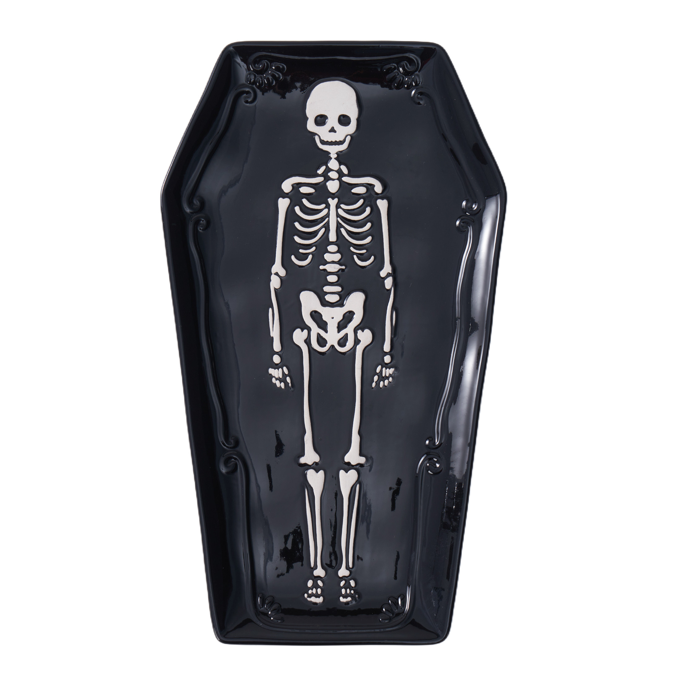 Way to Celebrate Halloween Coffin Figural Treat Tray - Walmart.com | Walmart (US)