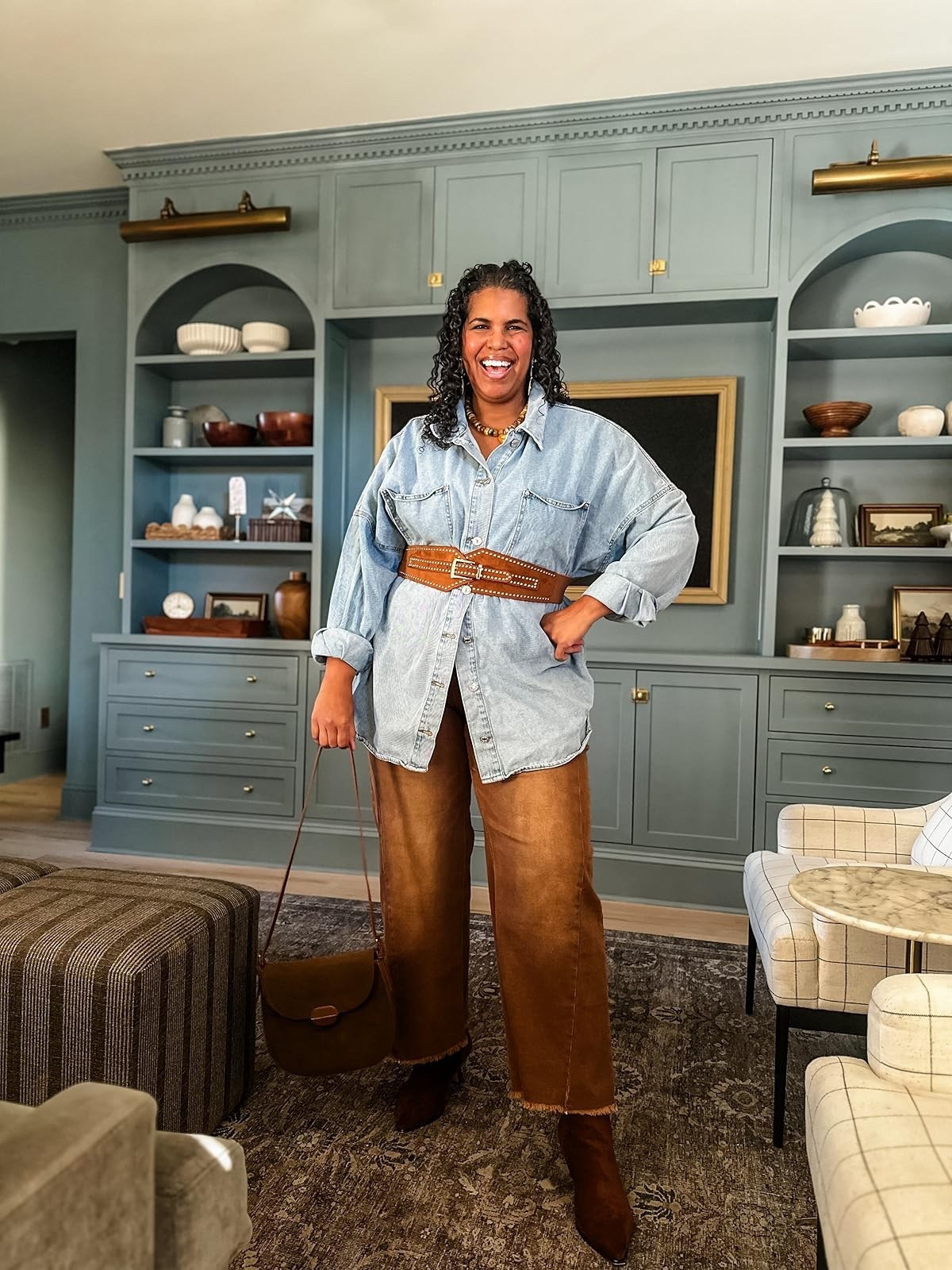 Vintage-inspired statement pieces to add to your collection. Wearing size xxl in shirt and size 2x in jeans

#LTKMidsize #LTKootd #LTKPlusSize