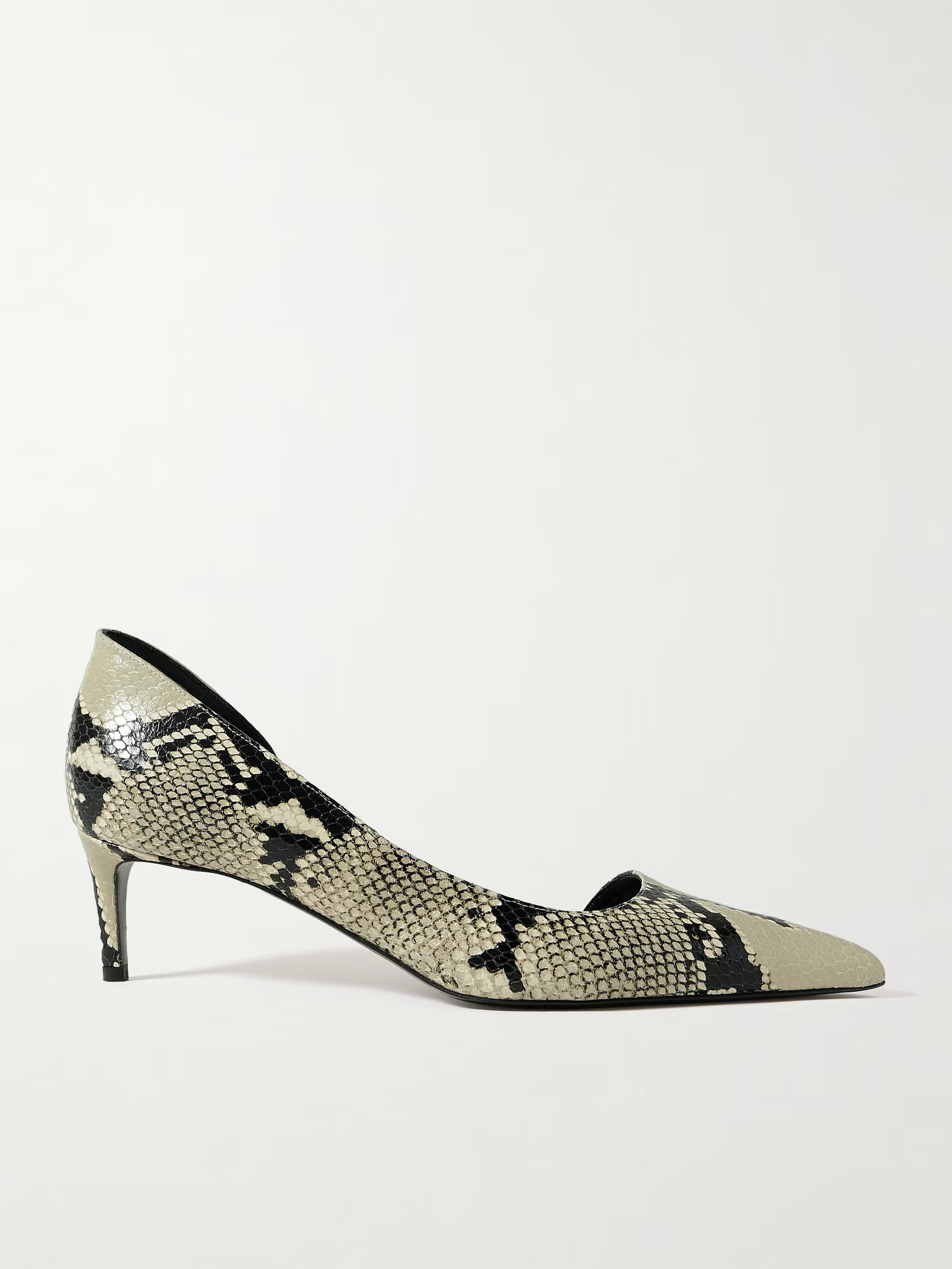 Jett snake-effect leather pumps | NET-A-PORTER (US)