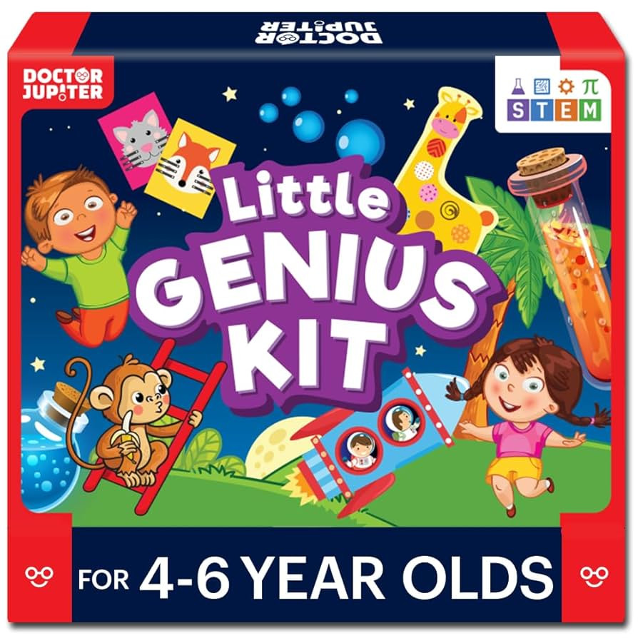 Doctor Jupiter Little Genius Kit for Boys & Girls 4-6 Year Olds | Educational Toys for 4-5-6 | Le... | Amazon (US)