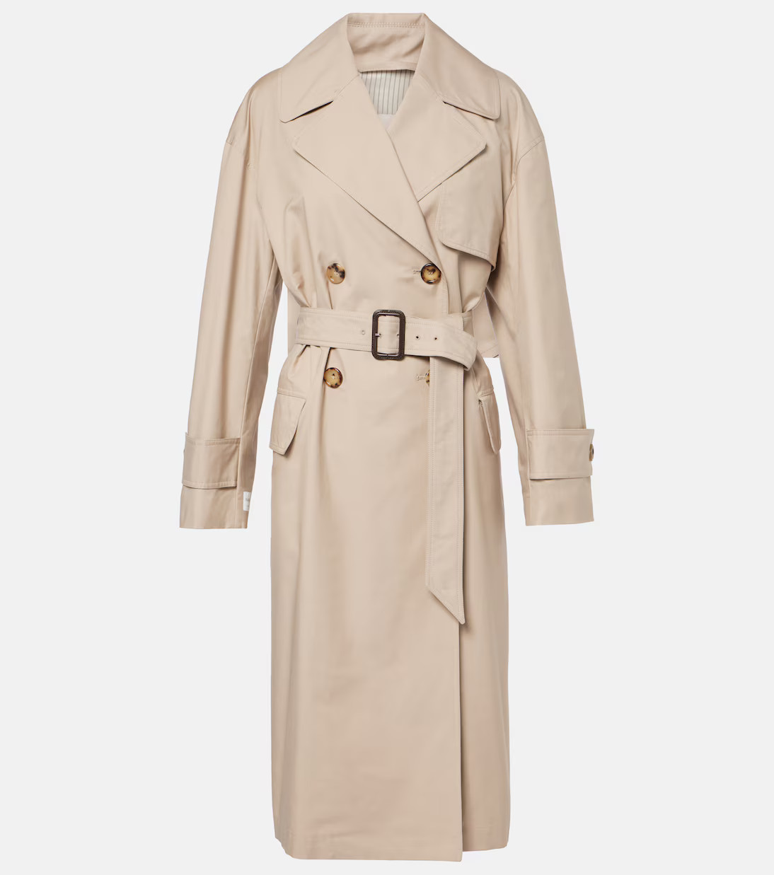 Mtrench cotton-blend twill trench coat | Mytheresa (INTL)