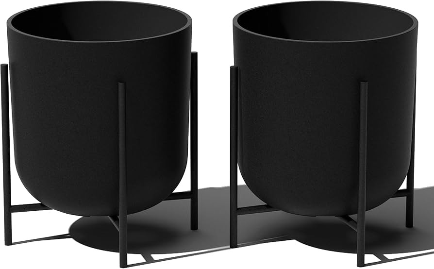 Veradek Mason Series Raised Lima Planter - Round Planter for Patio/Balcony | Plastic-Stone Compos... | Amazon (US)