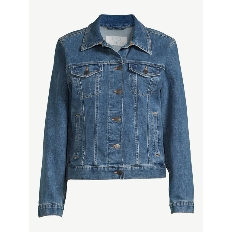 Time and Tru Women's Denim Jacket, Sizes XS-XXXL | Walmart (US)