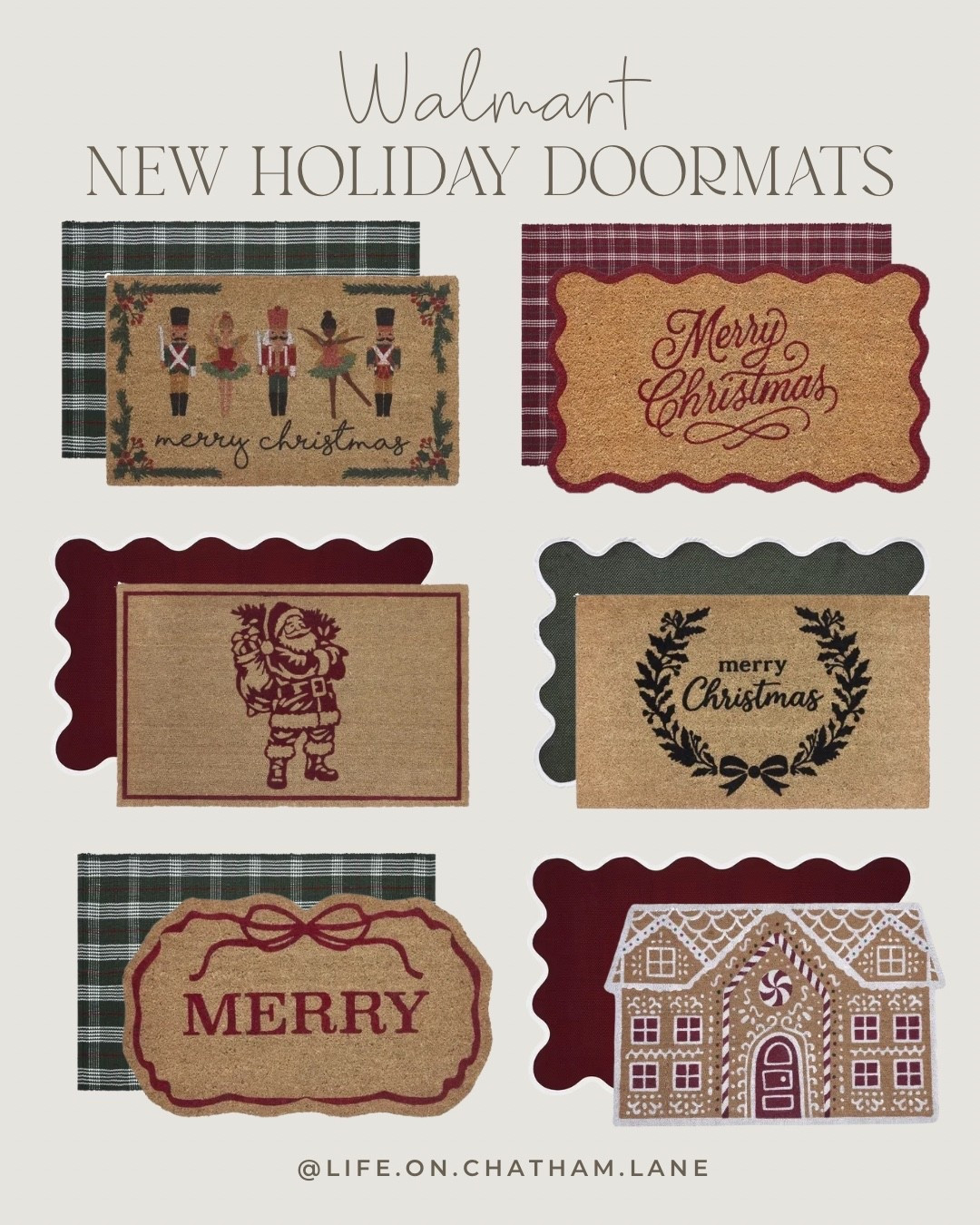 New My Texas House holiday doormats at Walmart!

#LTKHome #LTKSeasonal