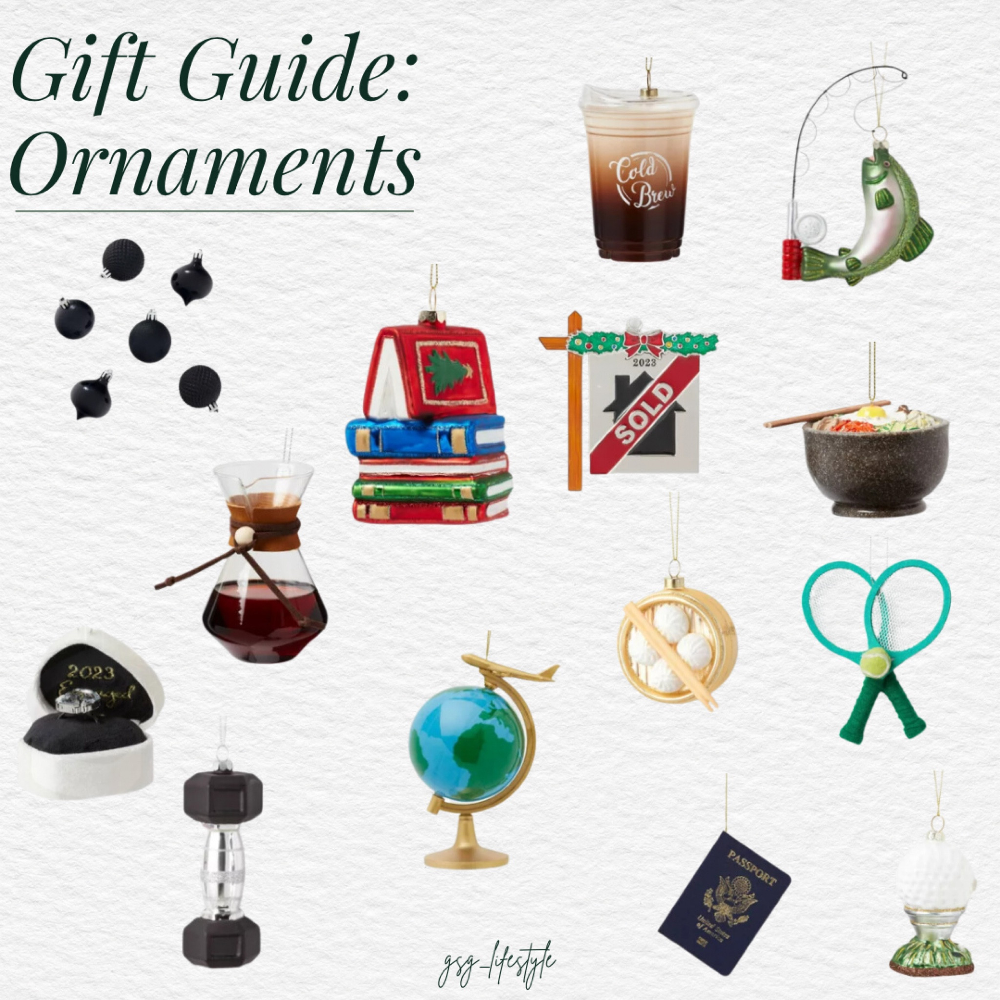 I always love giving ornaments as a stocking stuffer. My mom buys us ornaments every year and will make sure it correlates to any big life moments. You can never go wrong with a good ornament as a gift!

#LTKHoliday #LTKSeasonal #LTKGiftGuide
