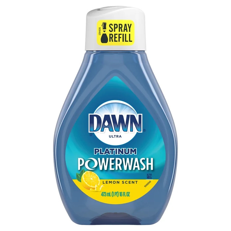 Dawn Platinum Power Wash Dish Spray, Dish Soap, Lemon Refill, 16 fl oz | Walmart (US)