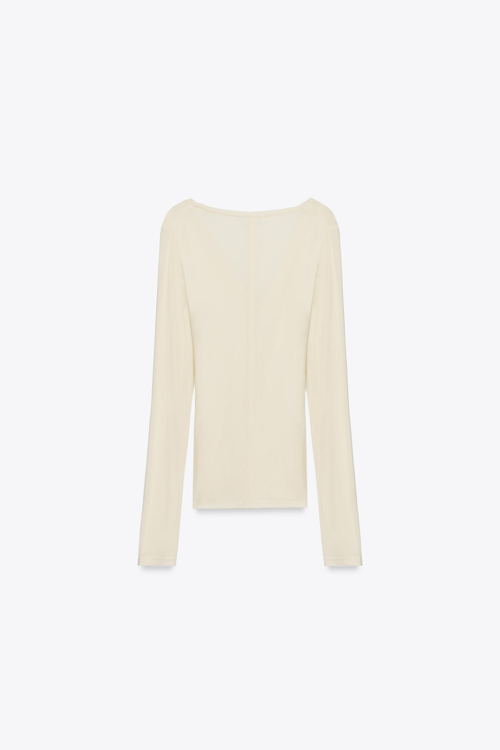 V-NECK T-SHIRT | Zara UK