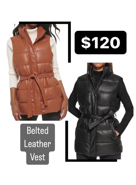 Obsessed with this faux leather belted vest 😍 

Vest, faux leather vest, puffer vest, Levi’s, Nordstrom, fall outfit 

#LTKSeasonal #LTKstyletip #LTKtravel