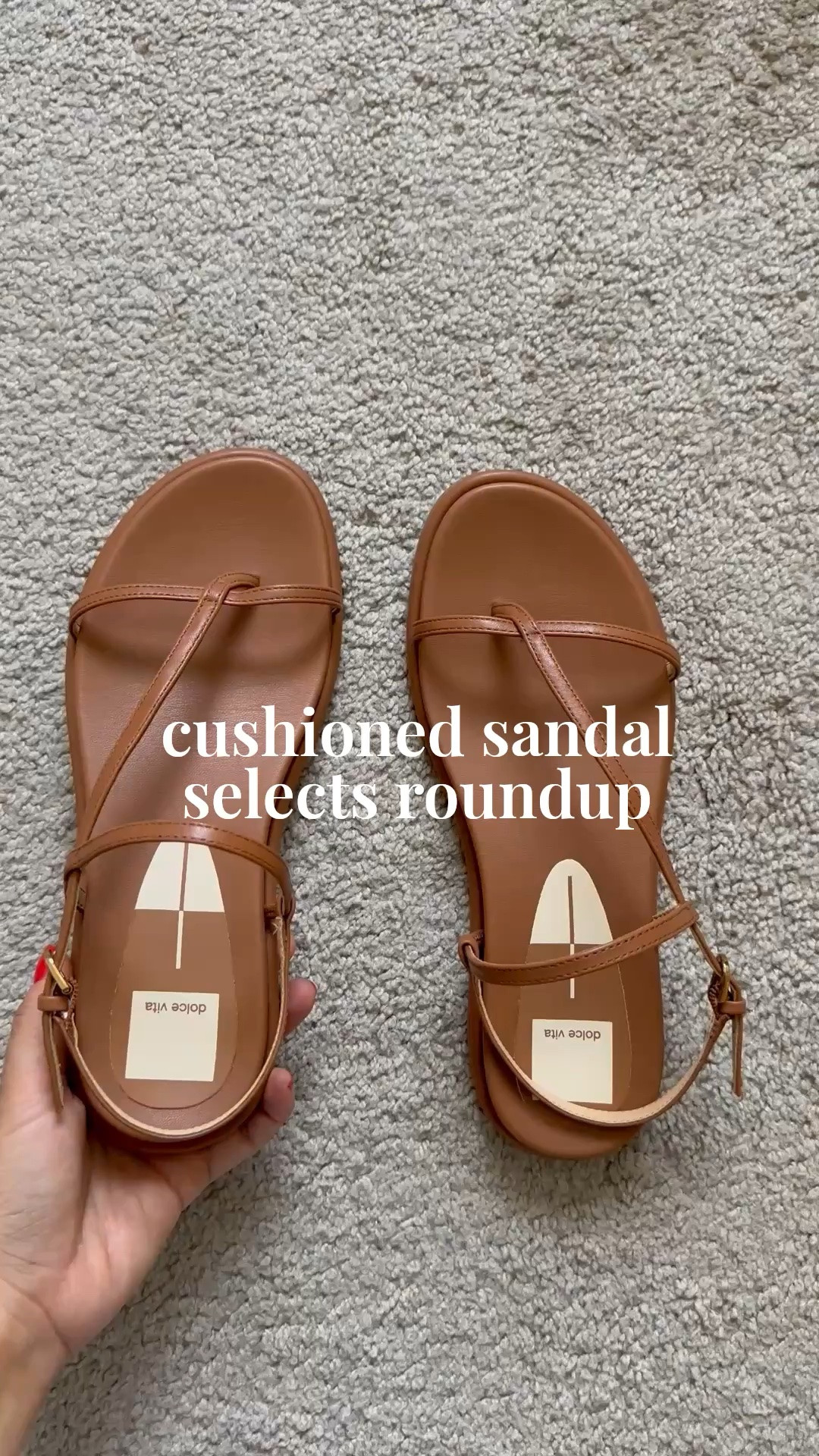 Cushioned/padded sandal roundup 

Dolce vita sandals — restocked this year (I have last year’s version that are identical), a great minimally designed strappy sandal with good cushioning

#LTKSeasonal