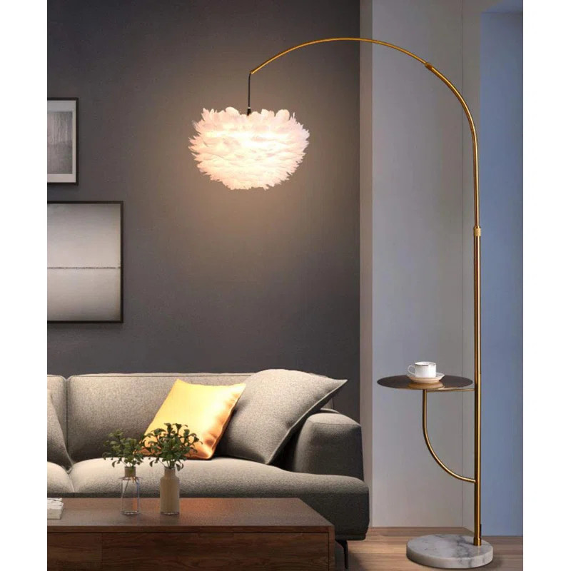 Destanee 73.6" LED Tray Table Floor Lamp | Wayfair North America