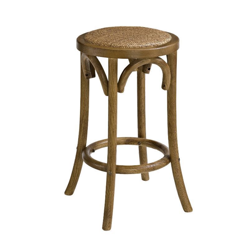 Rae Ratten Seat Backless Counter Height Barstool - Linon | Target