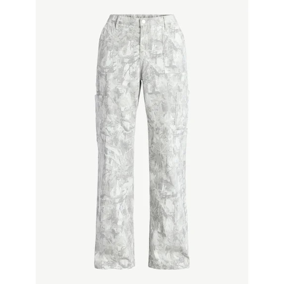 No Boundaries Wide Leg Cargo Pants, 31.5'' Inseam, Women's XXS-4X | Walmart (US)