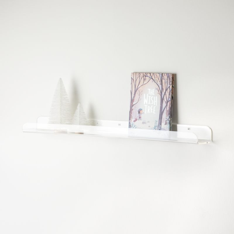 Acrylic Book Ledge + Reviews | Crate & Kids | Crate & Barrel