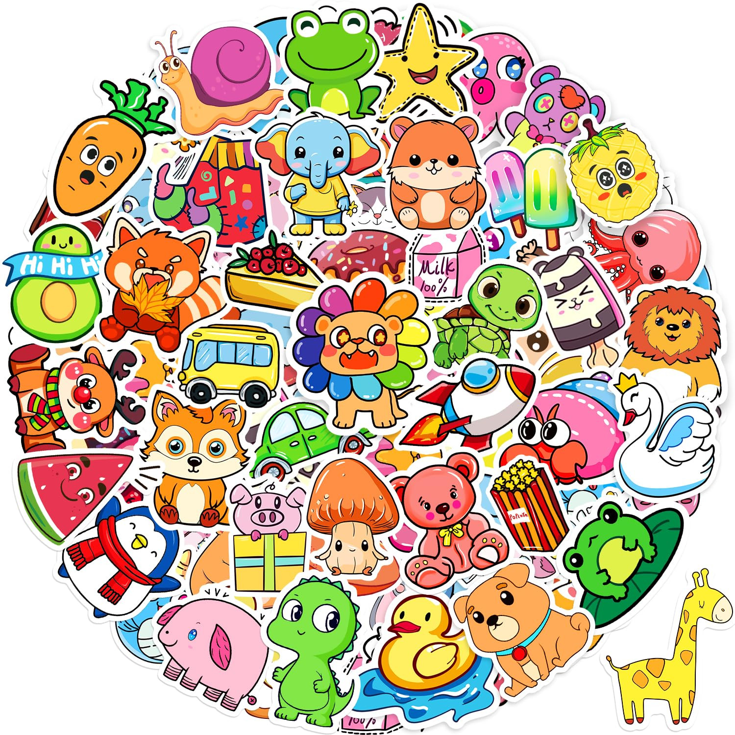 Stickers for Kids, 600Pcs Cute Water Bottle Stickers for Teens, Vinyl Waterproof Classroom Bulk S... | Amazon (US)