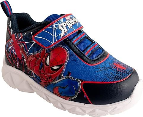 Marvel Spider-Man Toddler Light-UP Sneaker, Royal Blue | Amazon (US)
