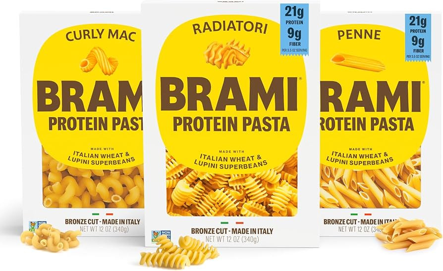 Brami Italian Protein Pasta, Variety | Low Carb | High Fiber | High Protein | Non-GMO | Keto | Ma... | Amazon (US)