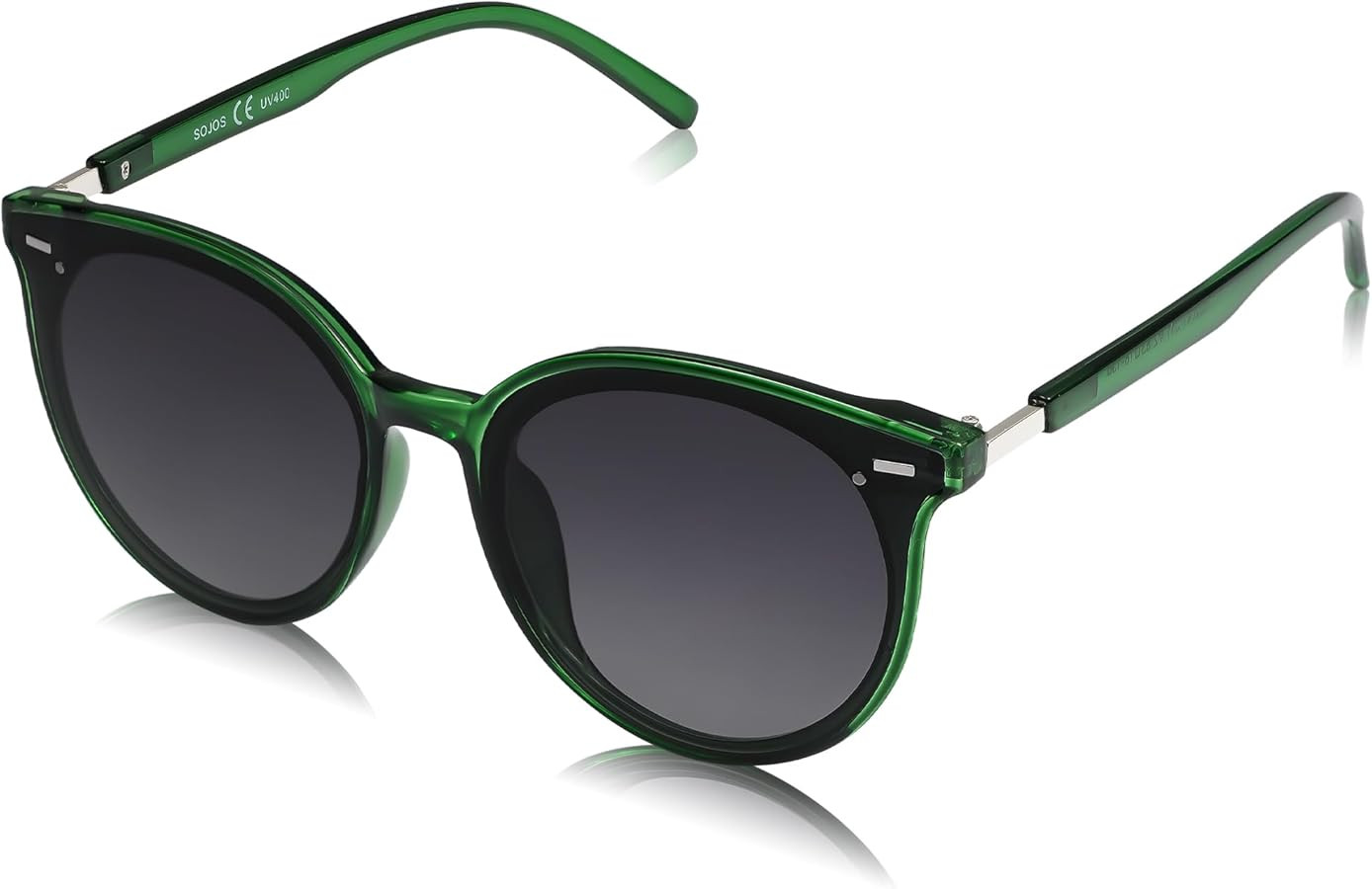 SOJOS Sunglasses Womens Trendy 2024 Classic Round Retro Vintage Shades Large Frame Sunnies SJ2067 | Amazon (US)