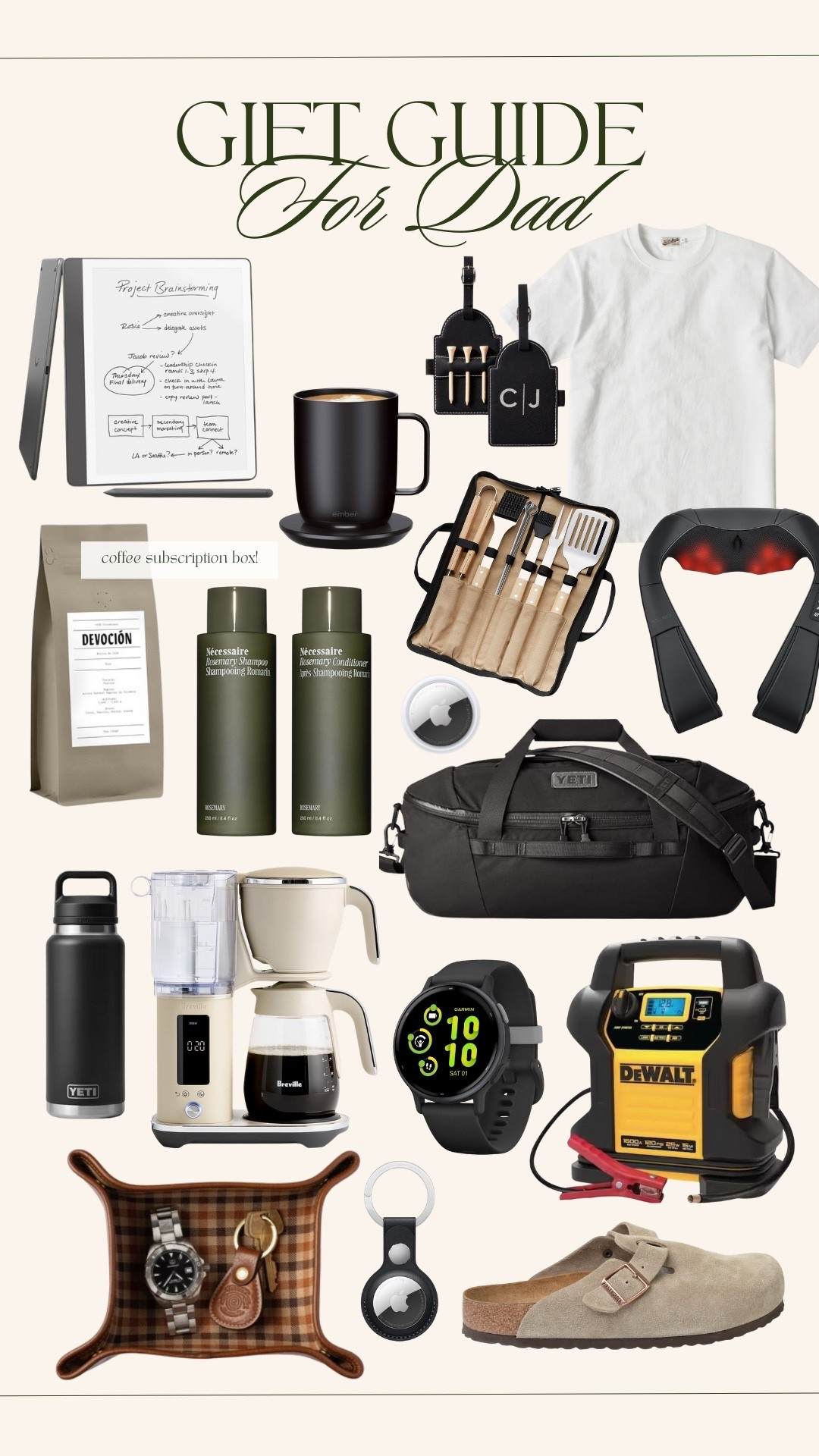 Gift guide and gift ideas for dad  

#LTKMens #LTKHoliday #LTKGiftGuide