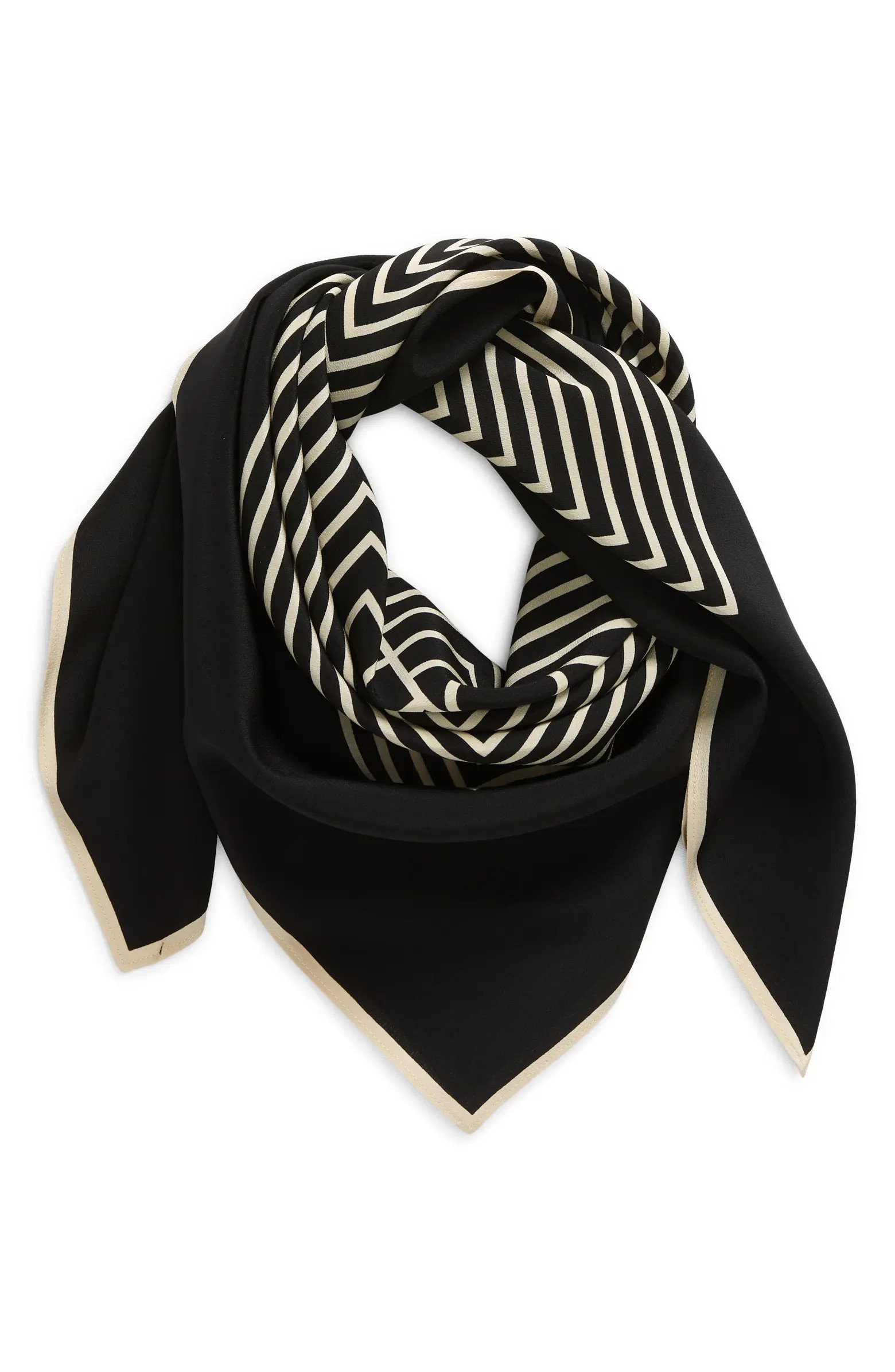 TOTEME Monogram Silk Scarf | Nordstrom | Nordstrom