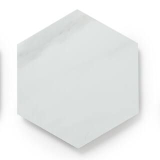 MosaiCore Blanco Ibiza Hex 8.2 in. x 10.375 in. Glue Down Luxury Vinyl Tile (25-Piece 12.25 sq.ft... | The Home Depot